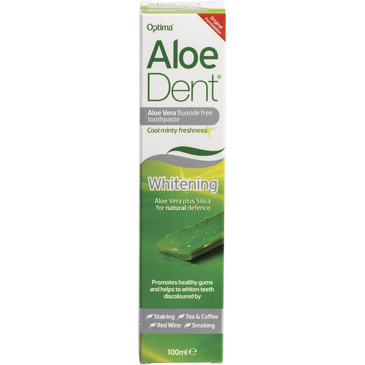 ALOE DENT Toothpaste Fluoride Free Whitening 1 x 100ml
