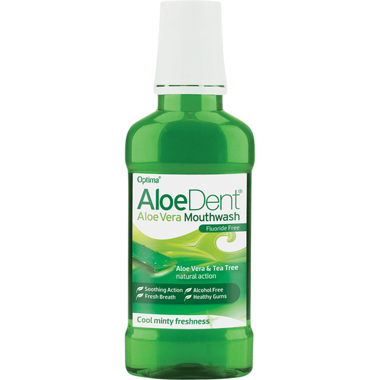 Aloe Dent Mouthwash Alcohol Free Aloe Vera & Tea Tree