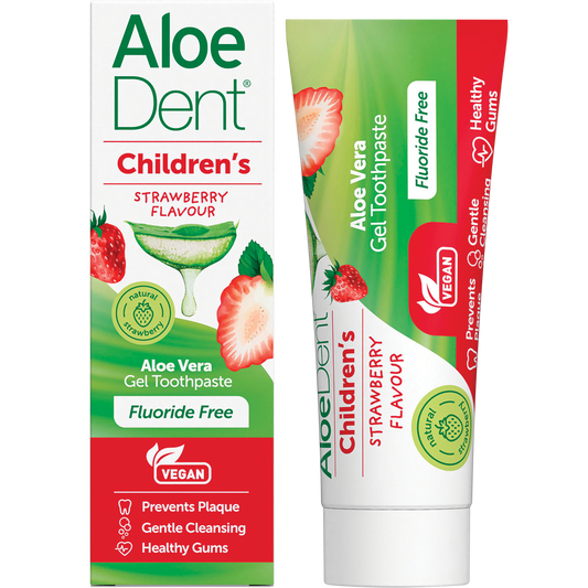 Aloe Dent Children’s Toothpaste Fluoride Free Strawberry