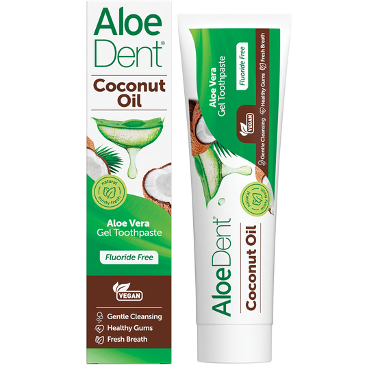 Aloe Dent Toothpaste Coconut Oil Fluoride Free