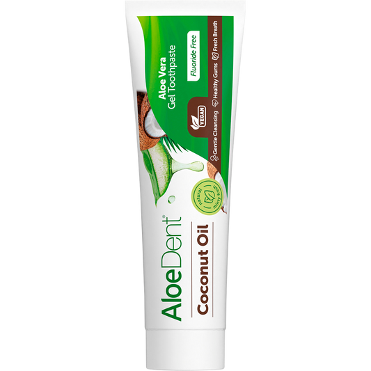 Aloe Dent Toothpaste Coconut Oil Fluoride Free
