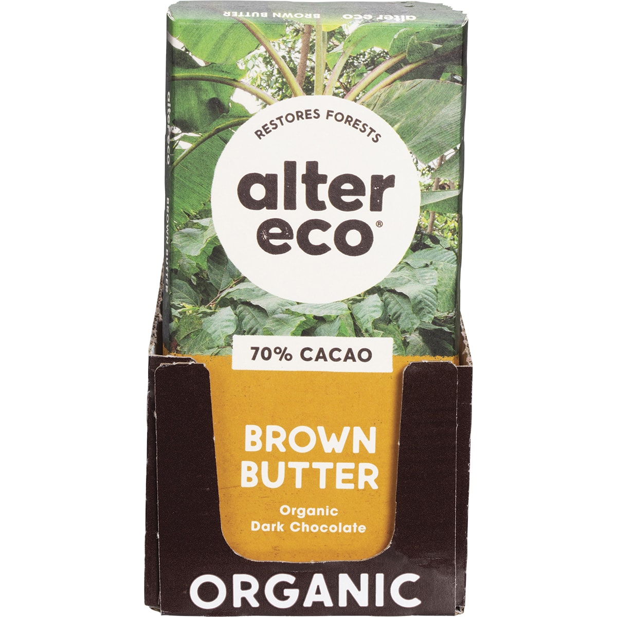 ALTER ECO Chocolate Organic Dark Brown Butter x 12