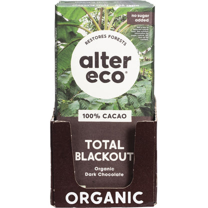 ALTER ECO Chocolate Organic Dark Total Blackout x 12