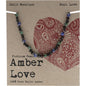 AMBER LOVE Children's Necklace 100% Baltic Amber Moon 1 x 33cm