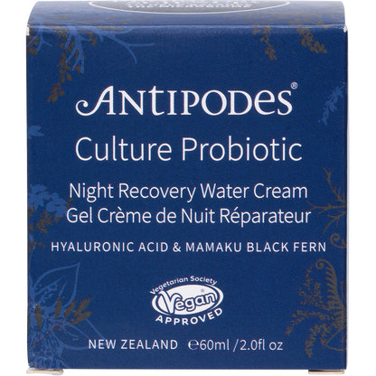 ANTIPODES Culture Probiotic Night Recovery Water Cream MINI 1 x 60ml