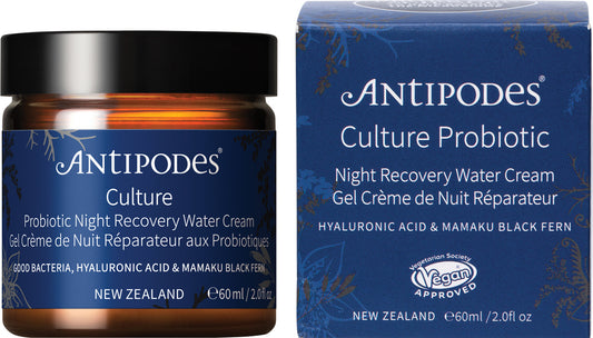 ANTIPODES Culture Probiotic Night Recovery Water Cream MINI 1 x 60ml