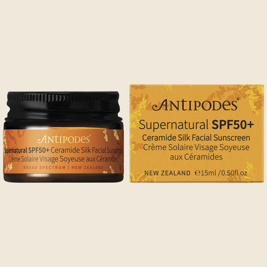 Antipodes Supernatural SPF50+ Ceramide Silk Facial Sunscreen MINI