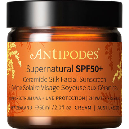 ANTIPODES Supernatural SPF50+ Ceramide Silk Sunscreen 1 x 60ml