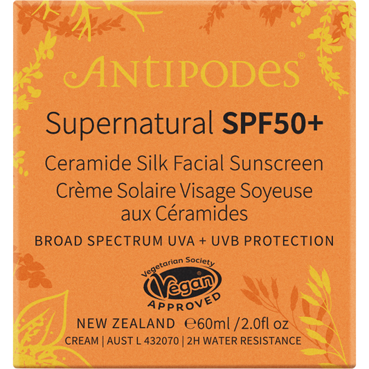 Antipodes Supernatural SPF50+ Ceramide Silk Sunscreen