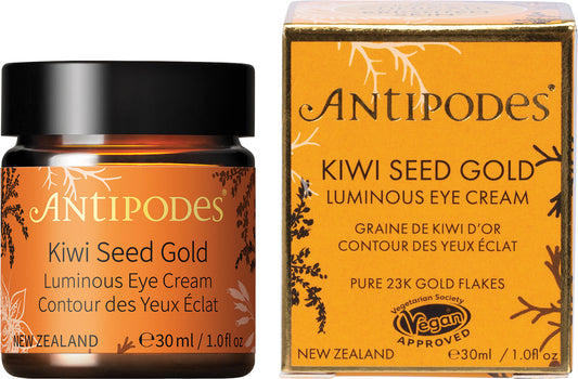 ANTIPODES Kiwi Seed Gold Luminous Eye Cream 1 x 30ml