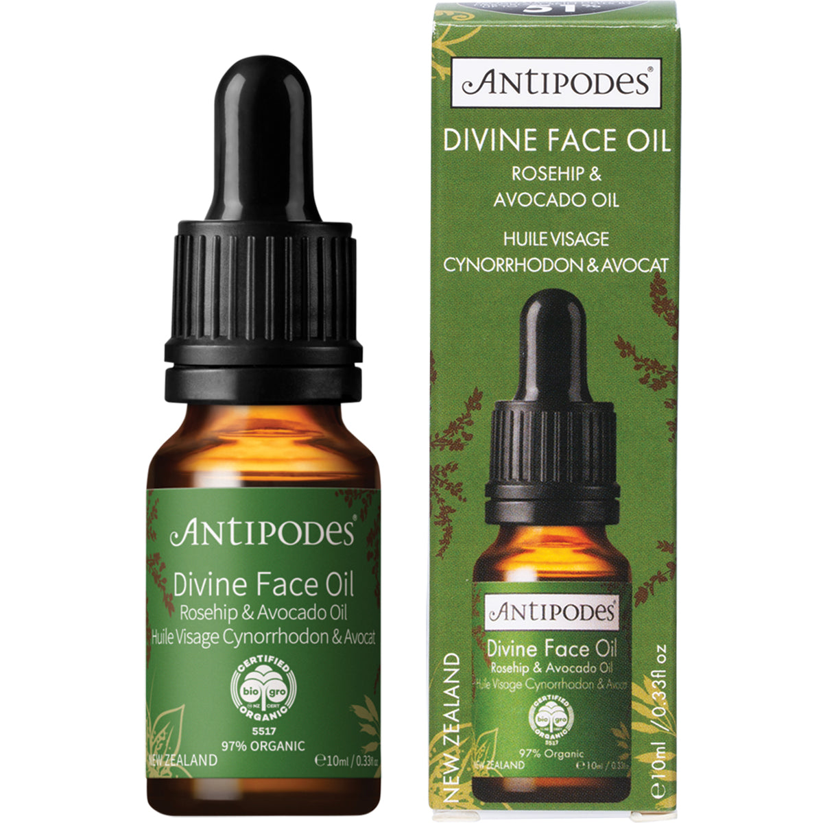 ANTIPODES Divine Rosehip & Avocado Oil Face Oil MINI 1 x 10ml