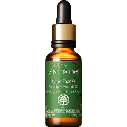 ANTIPODES Divine Rosehip & Avocado Oil Face Oil 1 x 30ml