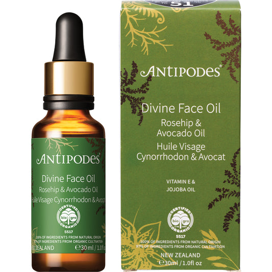 ANTIPODES Divine Rosehip & Avocado Oil Face Oil 1 x 30ml