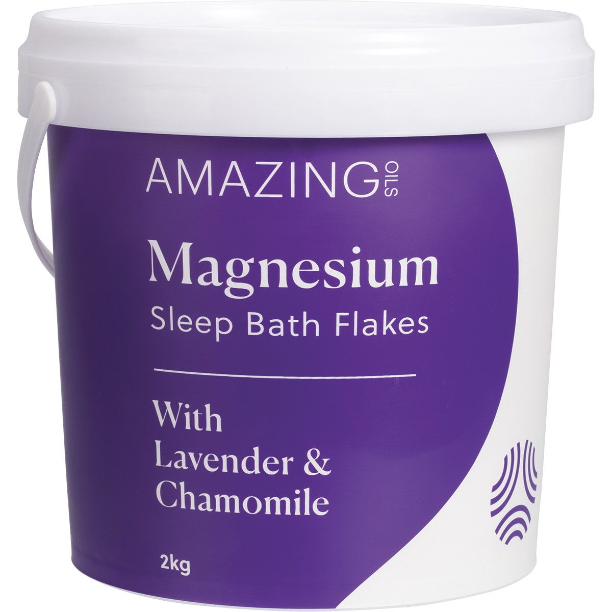 AMAZING OILS Magnesium Sleep Bath Flakes with Lavender & Chamomile 1 x 2kg