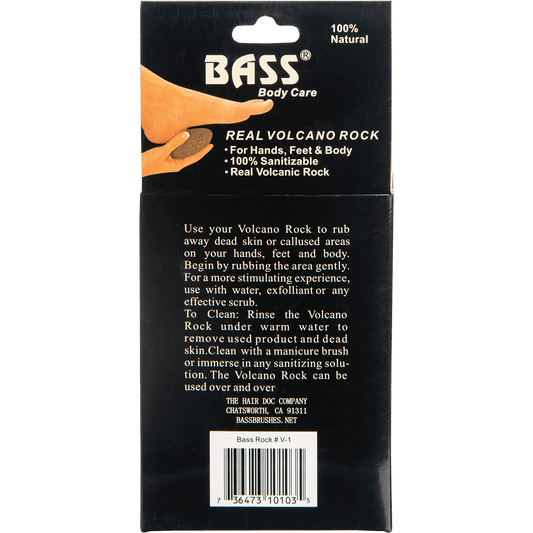 Bass Real Volcanic Rock for Hands, Feet & Body