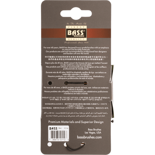 Bass Bamboo Comb Pocket Size Fine Tooth
