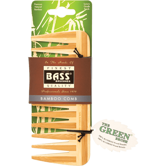 Bass Bamboo Comb Medium Wide Tooth
