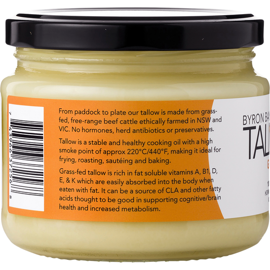 BYRON BAY TALLOW Grass Fed Beef Tallow