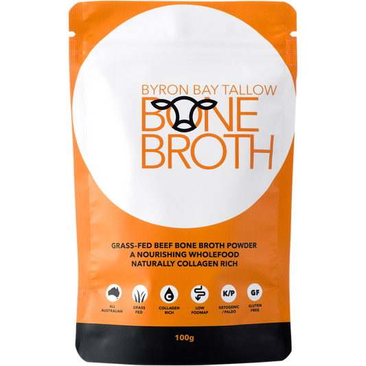 BYRON BAY TALLOW Grass Fed Beef Bone Broth Powder