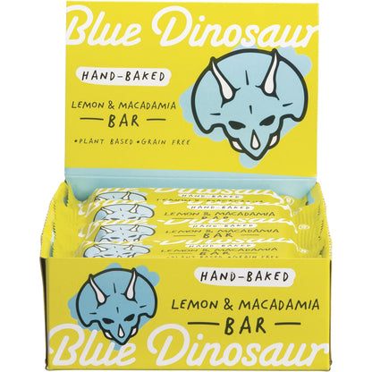BLUE DINOSAUR Lemon & Macadamia Hand-Baked Bar x 12