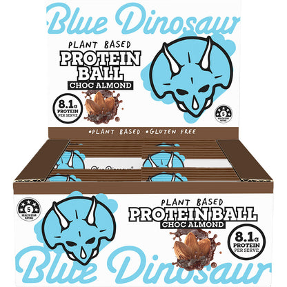 BLUE DINOSAUR Protein Ball Choc Almond x 12