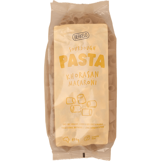 Berkelo Sourdough Pasta Khorasan Macaroni