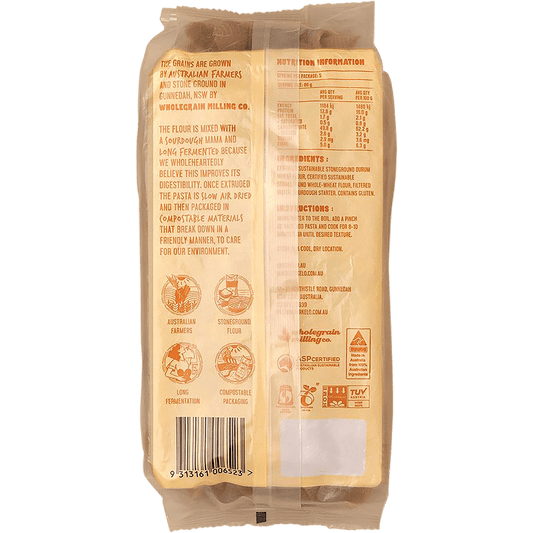 Berkelo Sourdough Pasta Wholewheat Shells