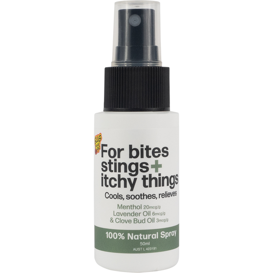 Bug-Grrr Off For bites stings + itchy things 100% Natural Spray 50ml