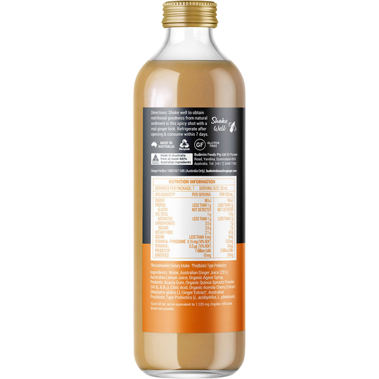 Buderim Ginger BioActive+ Immunity Shot 10 x