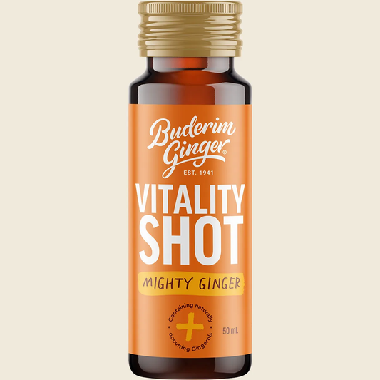 Buderim Ginger Australian Ginger Vitality Shot - Box of 10