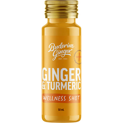 BUDERIM GINGER Ginger & Turmeric Wellness Shot 10 x 50ml