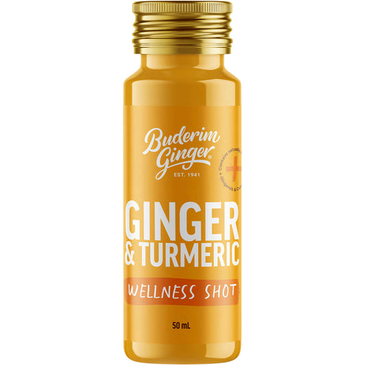 BUDERIM GINGER Ginger & Turmeric Wellness Shot 10 x 50ml