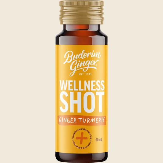 Buderim Ginger Ginger & Turmeric Wellness Shot - Box of 10