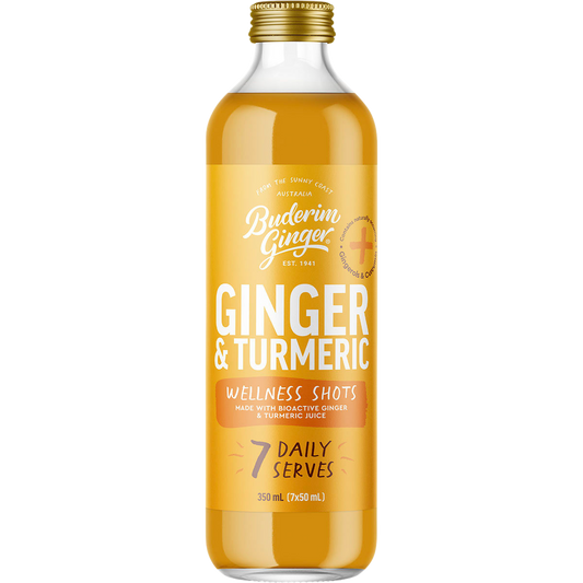 Buderim Ginger Ginger & Turmeric Wellness Shots