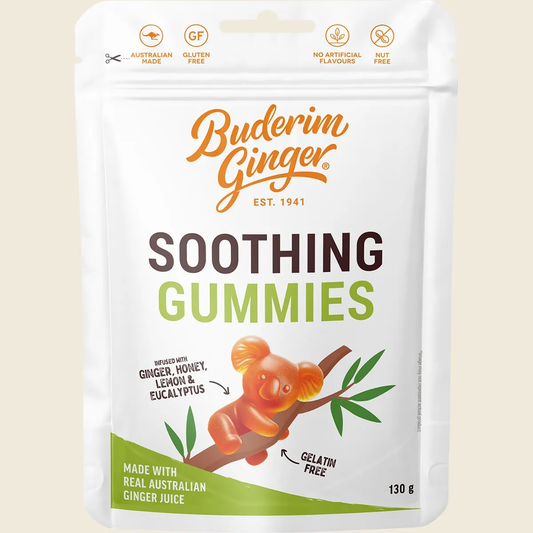 Buderim Ginger Soothing Gummies