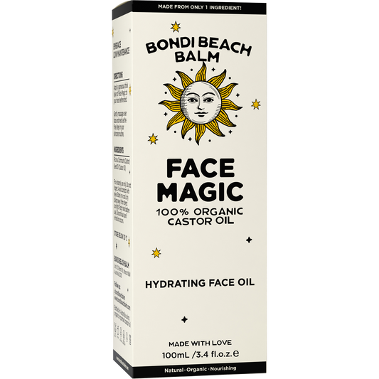 Bondi Beach Balm FACE MAGIC 100% Organic Castor Oil