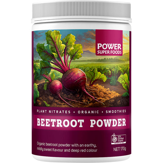 POWER SUPER FOODS Beetroot Powder Certified Organic 1 x 170g