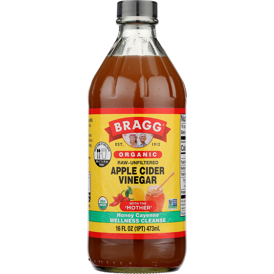 Bragg Apple Cider Vinegar Honey Cayenne Wellness Cleanse