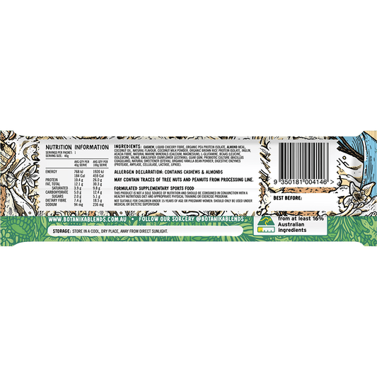 Botanika Blends Vegan Protein Bars Vanilla Cake Batter - Box of 12