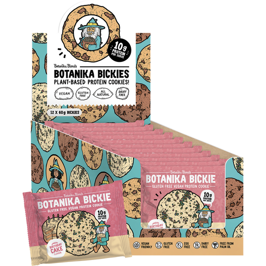 Botanika Blends Botanika Bickie Protein Cookie Birthday Cake - Box of 12