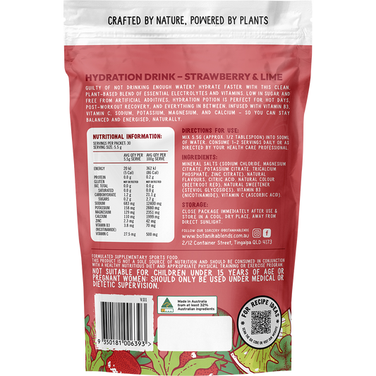 Botanika Blends Hydration Potion Strawberry Lime