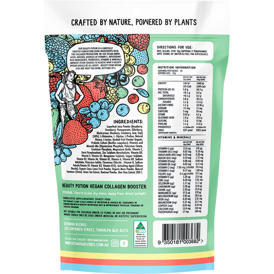 Botanika Blends Beauty Potion Berry Nice Vegan Collagen Boost