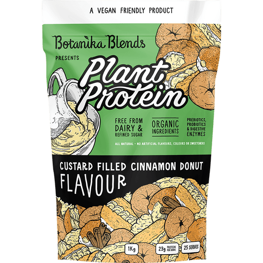 Botanika Blends Plant Protein Custard Filled Cinnamon Donut