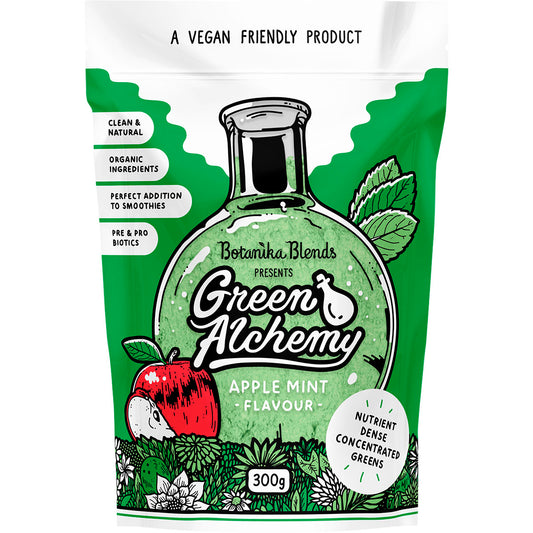 BOTANIKA BLENDS Green Alchemy Nutrient Dense Greens Apple Mint 1 x 300g