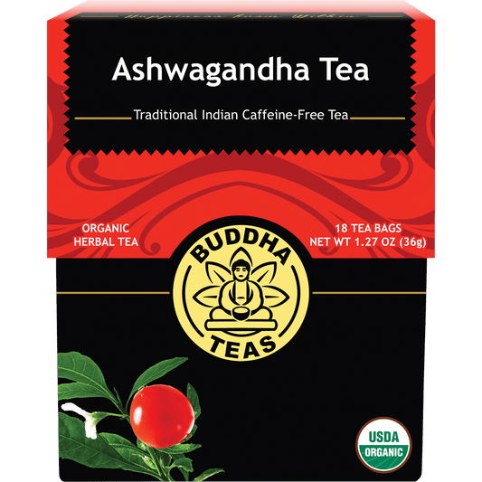 Buddha Teas Organic Herbal Tea Bags Ashwagandha Tea