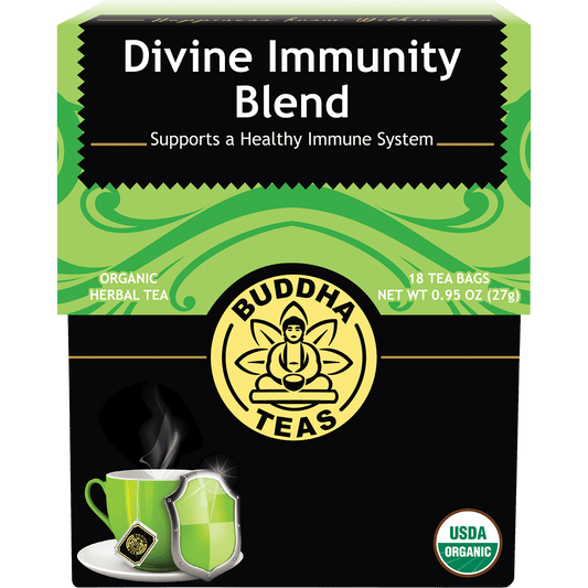 Buddha Teas Organic Herbal Tea Bags Divine Immunity Blend