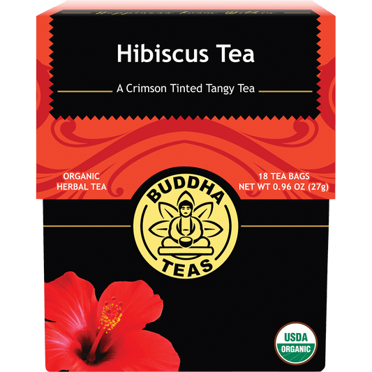 Buddha Teas Organic Herbal Tea Bags Hibiscus Tea