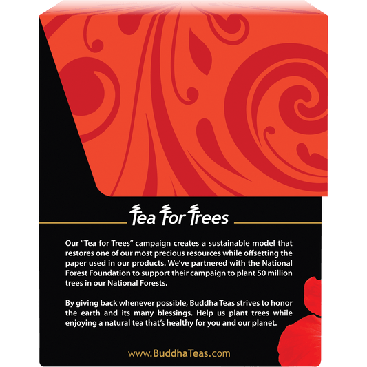 Buddha Teas Organic Herbal Tea Bags Hibiscus Tea