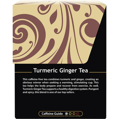 BUDDHA TEAS Organic Herbal Tea Bags Turmeric Ginger Tea 1 x 18pk