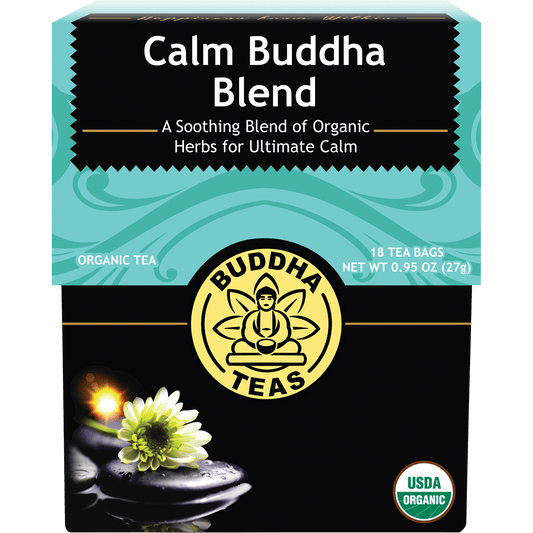 Buddha Teas Organic Herbal Tea Bags Calm Buddha Blend